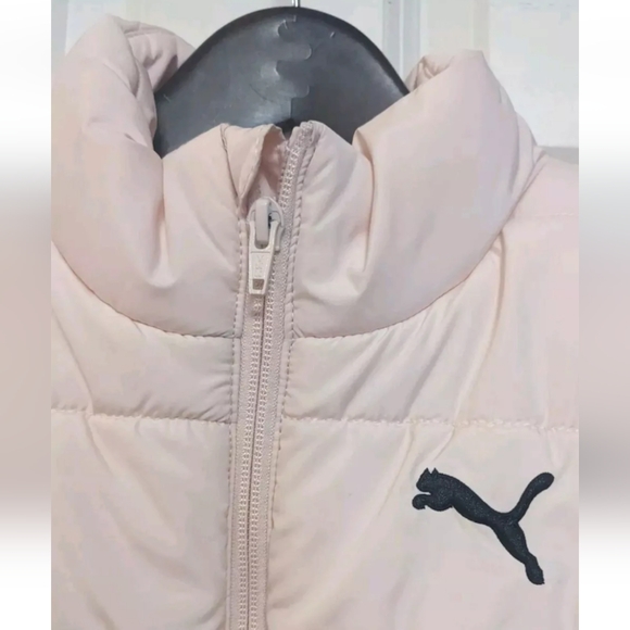 Puma vest women's size 10 Medium puffer Pink M - Picture 4 of 11